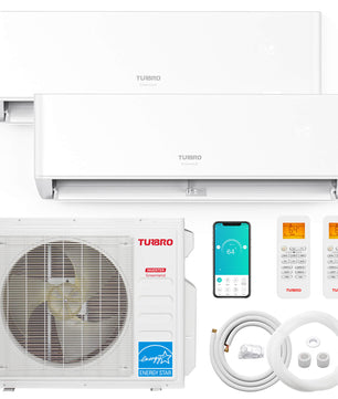 Greenland 27,000 BTU Dual Zone(2) Mini Split AC with Heat Pump (R454B)