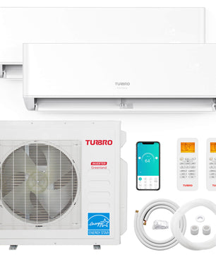Greenland 42,000 BTU Dual Zone(2) Mini Split AC with Heat Pump (R454B)