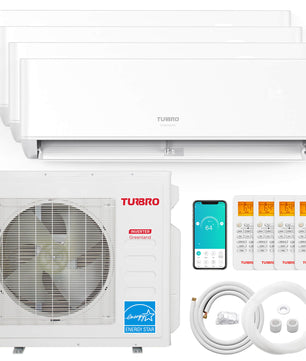 Greenland 36,000 BTU Quad-Zone(4) Mini Split AC with Heat Pump (R454B)
