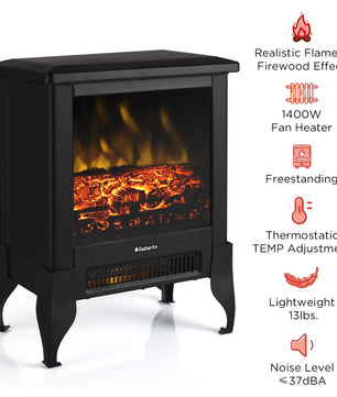 Suburbs TS17 Electric Fireplace Stove Heater