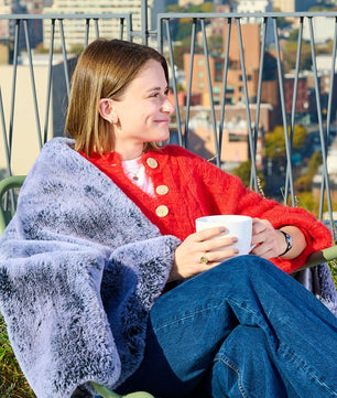 City Mink Lap Blanket by Apartment Therapy