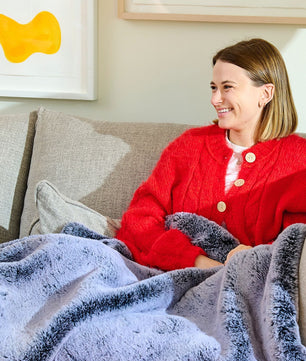 City Mink Lap Blanket by Apartment Therapy