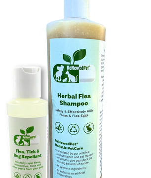 FLEA-X KIT: Flea Shampoo, Flea Tick Bug Repellent