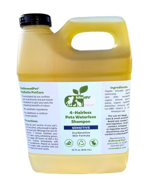 4-HAIRLESS PETS SENSITIVE WATERLESS SHAMPOO