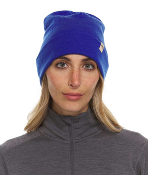 Lightweight - Ridge Cuff Beanie 100% Merino Wool