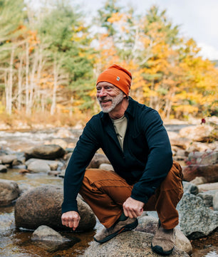 Lightweight - Ridge Cuff Beanie 100% Merino Wool