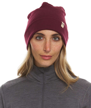 Lightweight - Ridge Cuff Beanie 100% Merino Wool