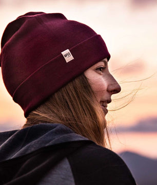 Lightweight - Ridge Cuff Beanie 100% Merino Wool