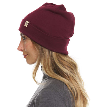 Lightweight - Ridge Cuff Beanie 100% Merino Wool