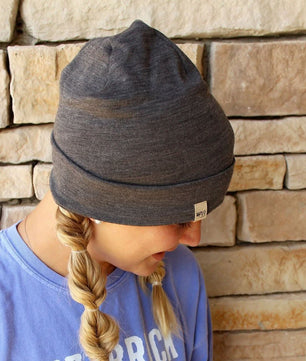 Lightweight - Ridge Cuff Beanie 100% Merino Wool
