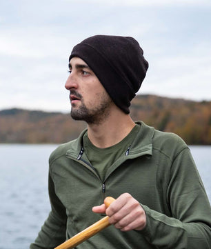 Lightweight - Ridge Cuff Beanie 100% Merino Wool