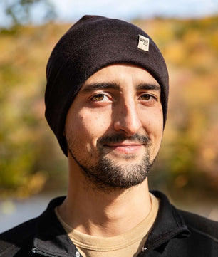 Lightweight - Ridge Cuff Beanie 100% Merino Wool