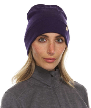 Lightweight - Ridge Cuff Beanie 100% Merino Wool