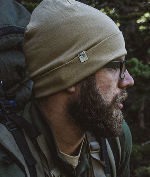 Lightweight - Ridge Cuff Beanie 100% Merino Wool