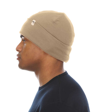 Lightweight - Ridge Cuff Beanie 100% Merino Wool