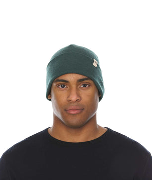 Lightweight - Ridge Cuff Beanie 100% Merino Wool