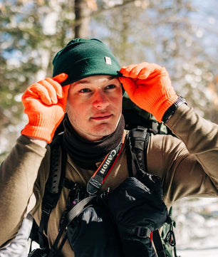 Lightweight - Ridge Cuff Beanie 100% Merino Wool