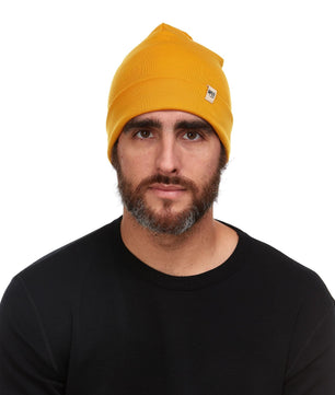 Lightweight - Ridge Cuff Beanie 100% Merino Wool