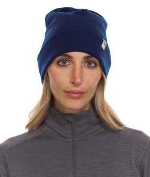 Lightweight - Ridge Cuff Beanie 100% Merino Wool