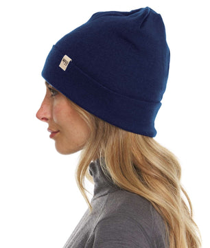 Lightweight - Ridge Cuff Beanie 100% Merino Wool