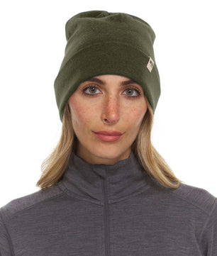 Lightweight - Ridge Cuff Beanie 100% Merino Wool