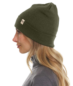 Lightweight - Ridge Cuff Beanie 100% Merino Wool