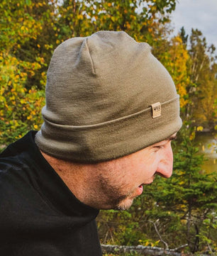 Lightweight - Ridge Cuff Beanie 100% Merino Wool