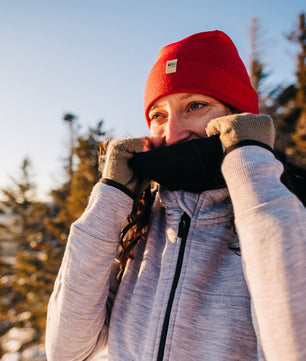 Lightweight - Ridge Cuff Beanie 100% Merino Wool