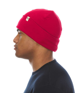 Lightweight - Ridge Cuff Beanie 100% Merino Wool