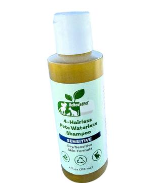 4-HAIRLESS PETS SENSITIVE WATERLESS SHAMPOO