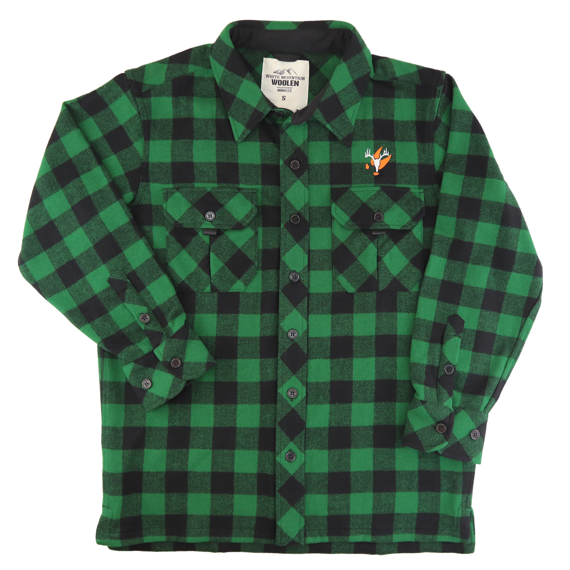 Big Woods Bucks Sportsman Guide Shirt White Mountain Woolen
