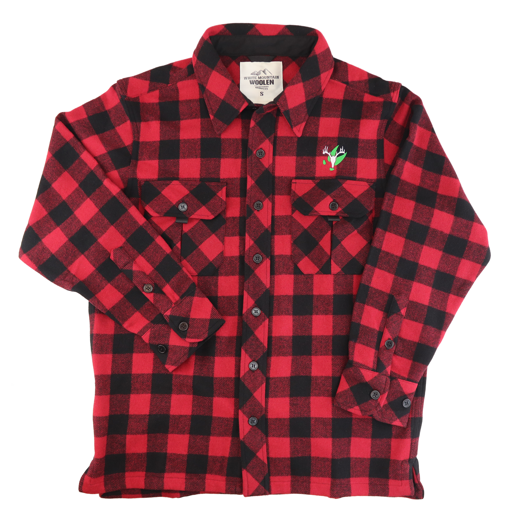 Big Woods Bucks Sportsman Guide Shirt White Mountain Woolen