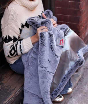 City Mink Lap Blanket by Apartment Therapy