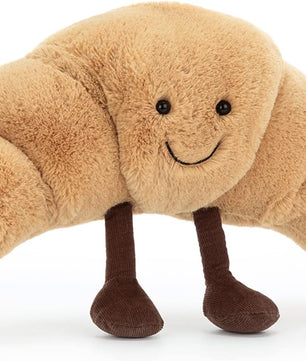 Jellycat Amuseables Croissant Stuffed Toy, Small 8.5 inches - Pastry Plush - Fun Gift Idea