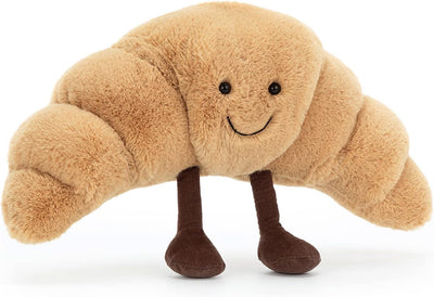 Jellycat Amuseables Croissant Stuffed Toy, Small 8.5 inches - Pastry Plush - Fun Gift Idea