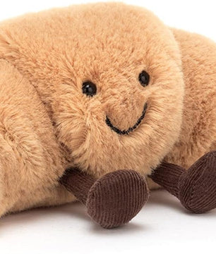 Jellycat Amuseables Croissant Stuffed Toy, Small 8.5 inches - Pastry Plush - Fun Gift Idea
