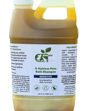 4-HAIRLESS PETS SENSITIVE SHAMPOO