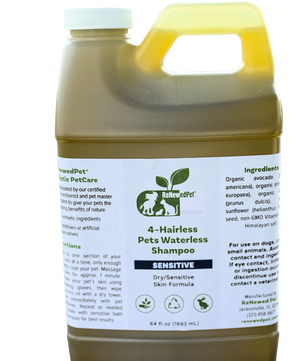 4-HAIRLESS PETS SENSITIVE WATERLESS SHAMPOO