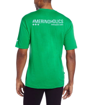 Lightweight - Merinoholics Logo'd T-Shirt 100% Merino Wool
