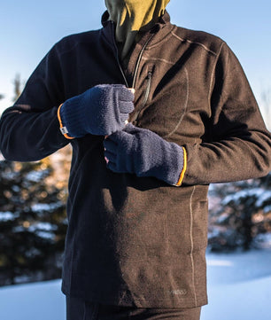 Heavyweight - Men's Wool 1/4 Zip Wilderness