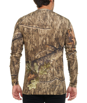 100% Merino Wool - Men's Long Sleeve Crew Shirt - Thermal Base Layer