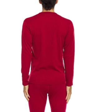 100% Merino Wool - Men's Long Sleeve Crew Shirt - Thermal Base Layer