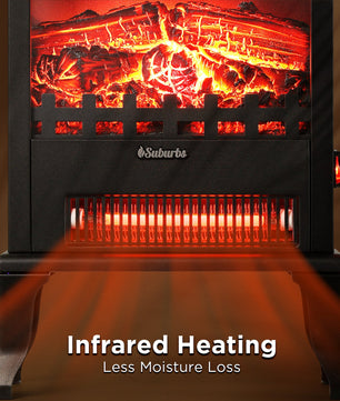 Suburbs TS17Q Electric Fireplace Stove Heater