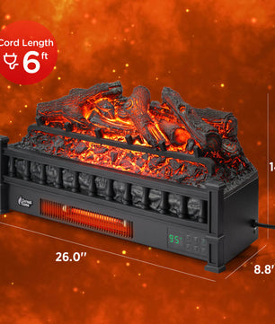 (Open Box) Eternal Flame EF26-LG Electric Fireplace Logs