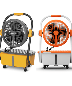 (Open Box) AirSupply MS12 Portable Mist Fan, 19,200mAh Battery & 2.9-Gallon Tank