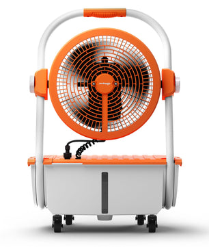 (Open Box) AirSupply MS12 Portable Mist Fan, 19,200mAh Battery & 2.9-Gallon Tank