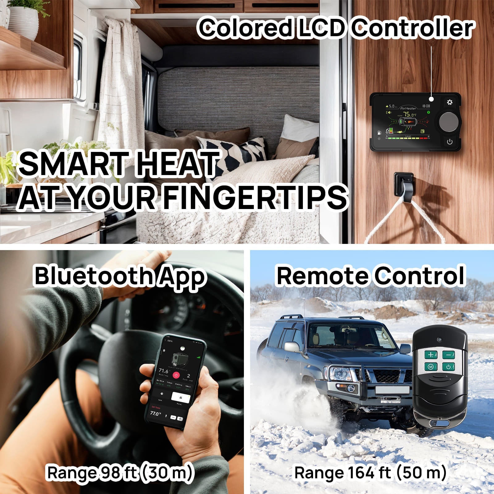 Arcade S8BP Diesel Heater, 9kW Dual Voltage, 4 Gal Large Tank