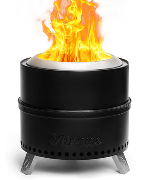 Pluto R19-PG Smokeless Outdoor Fire Pit -  Painted Black