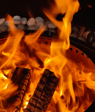 Fireside Pluto R29 Outdoor Fire Pit  - Painted Black