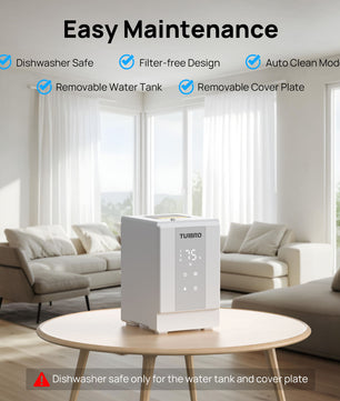 Greenland GLS04 Steam Warm Mist Humidifier, Stainless Steel 4L (1 Gal)